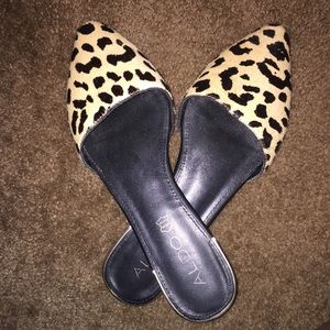 Aldo leopard print pointed toe flats